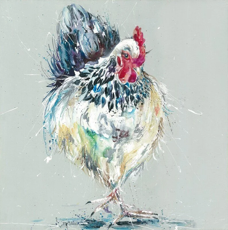 Cockerel Watercolour