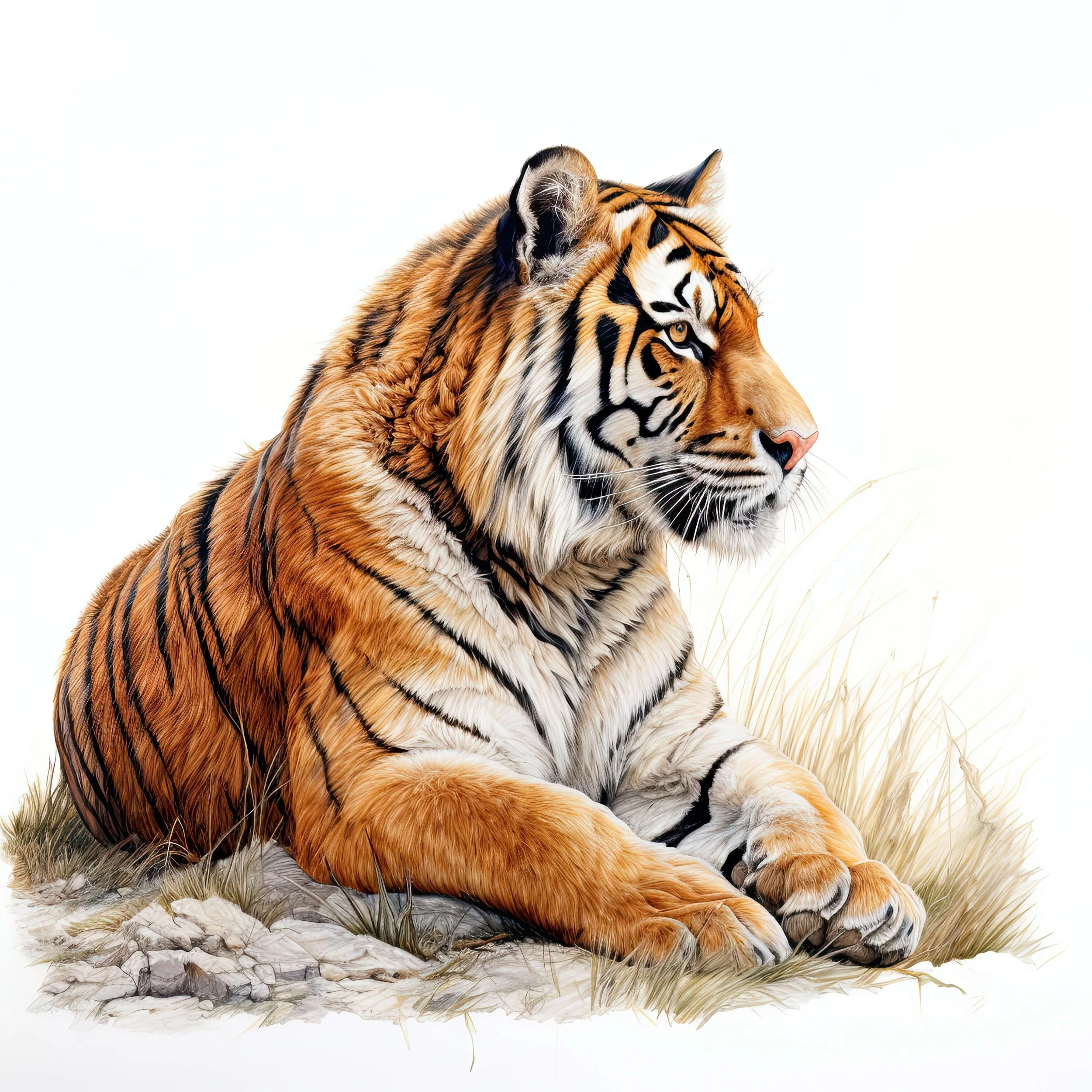 Tiger Watercolour