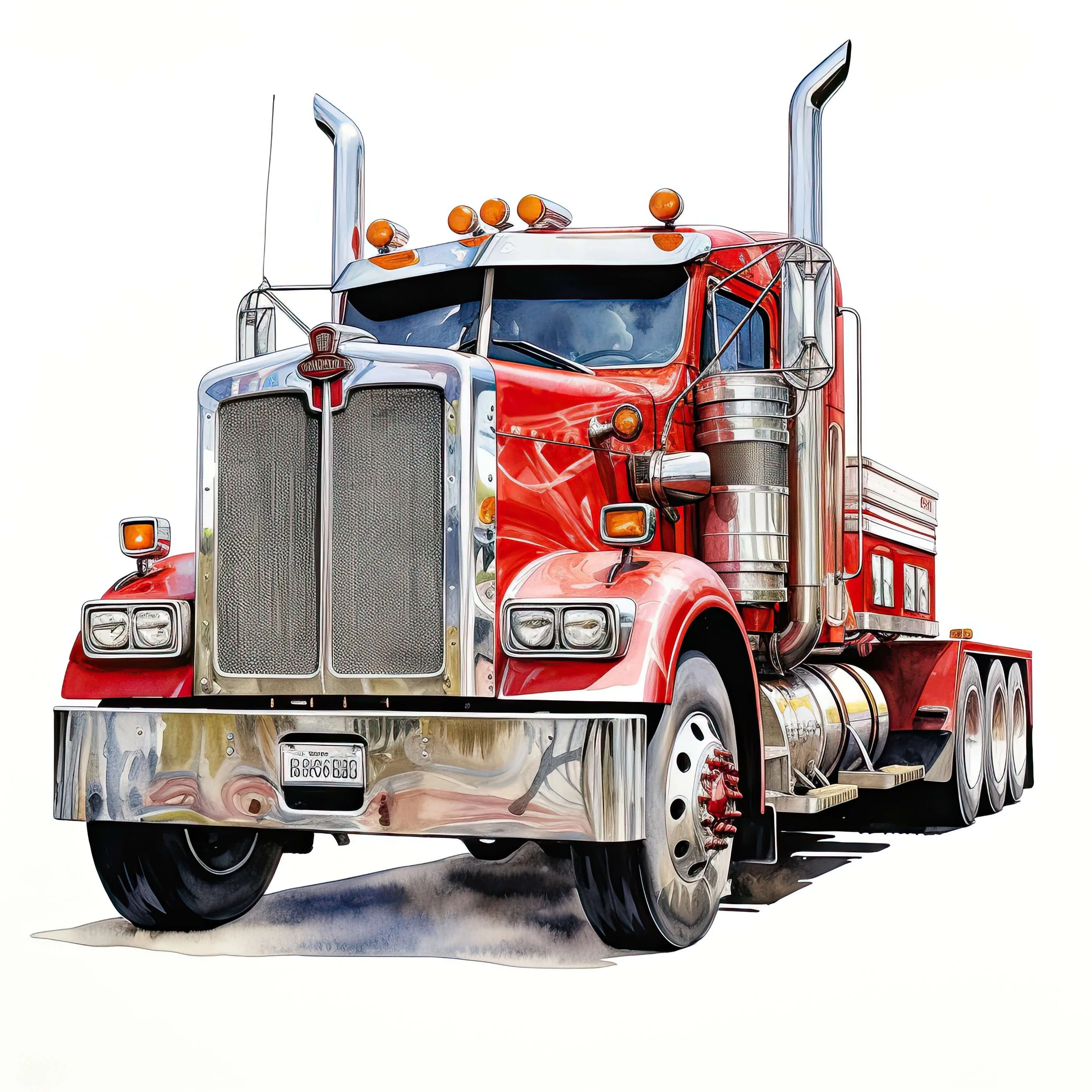 American Trucks Watercolour  Image 4