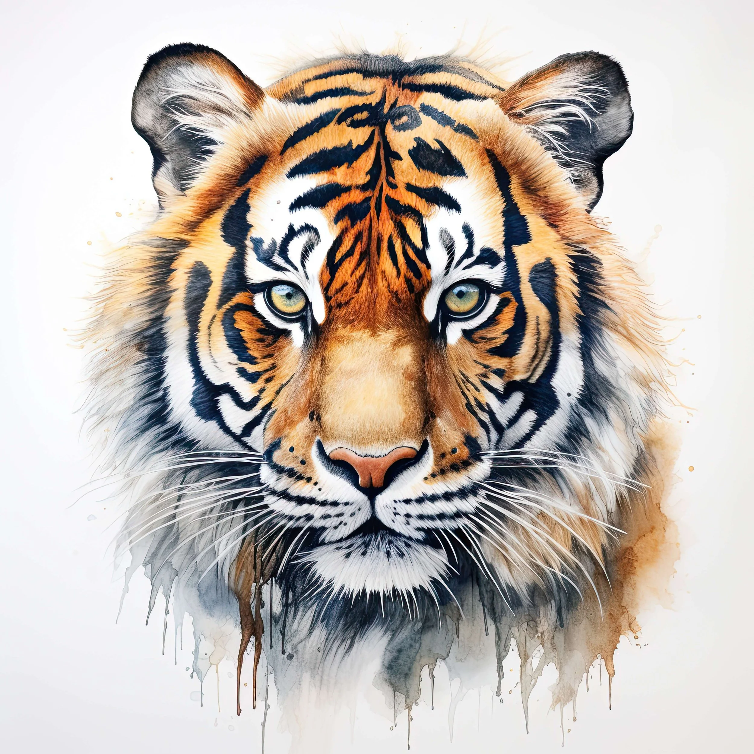 Tiger Watercolour