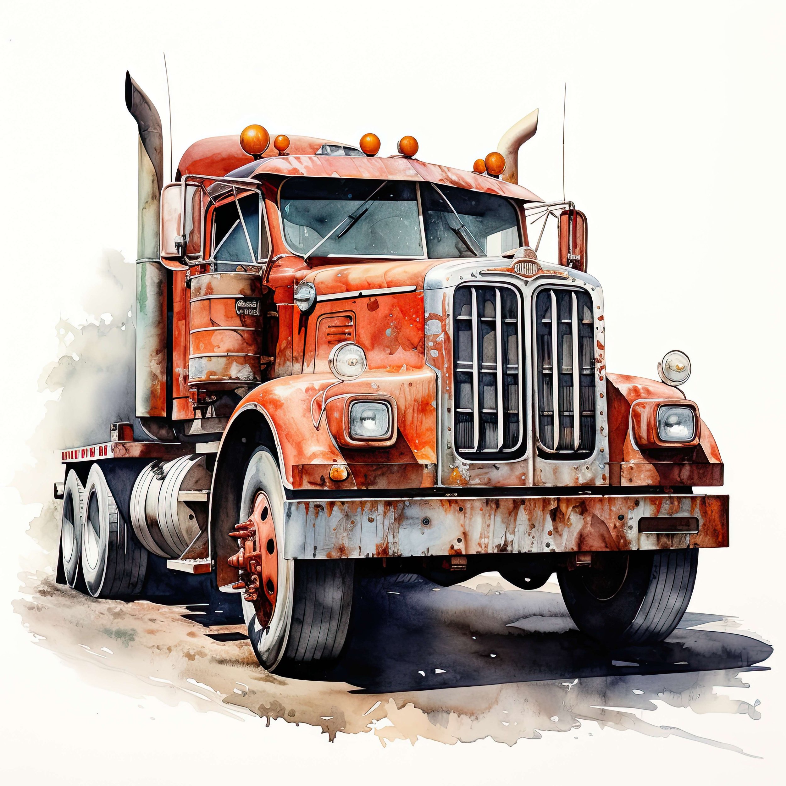 American Trucks Watercolour  Image 8
