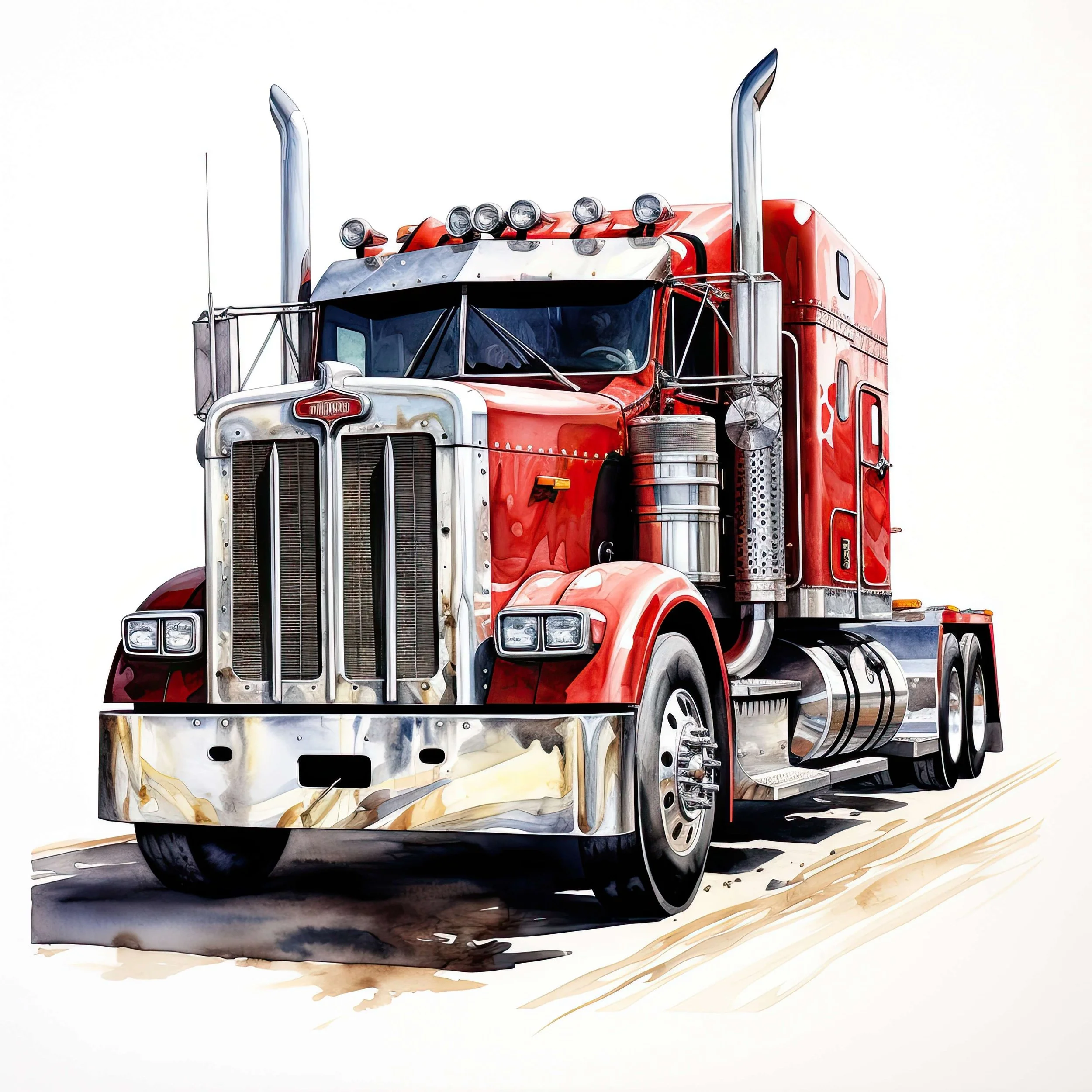 American Trucks Watercolour  Image 9