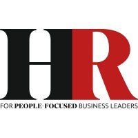 Logo with the letters 'H' and 'R' in black and red, and the text 'for people-focused business leaders' beneath.