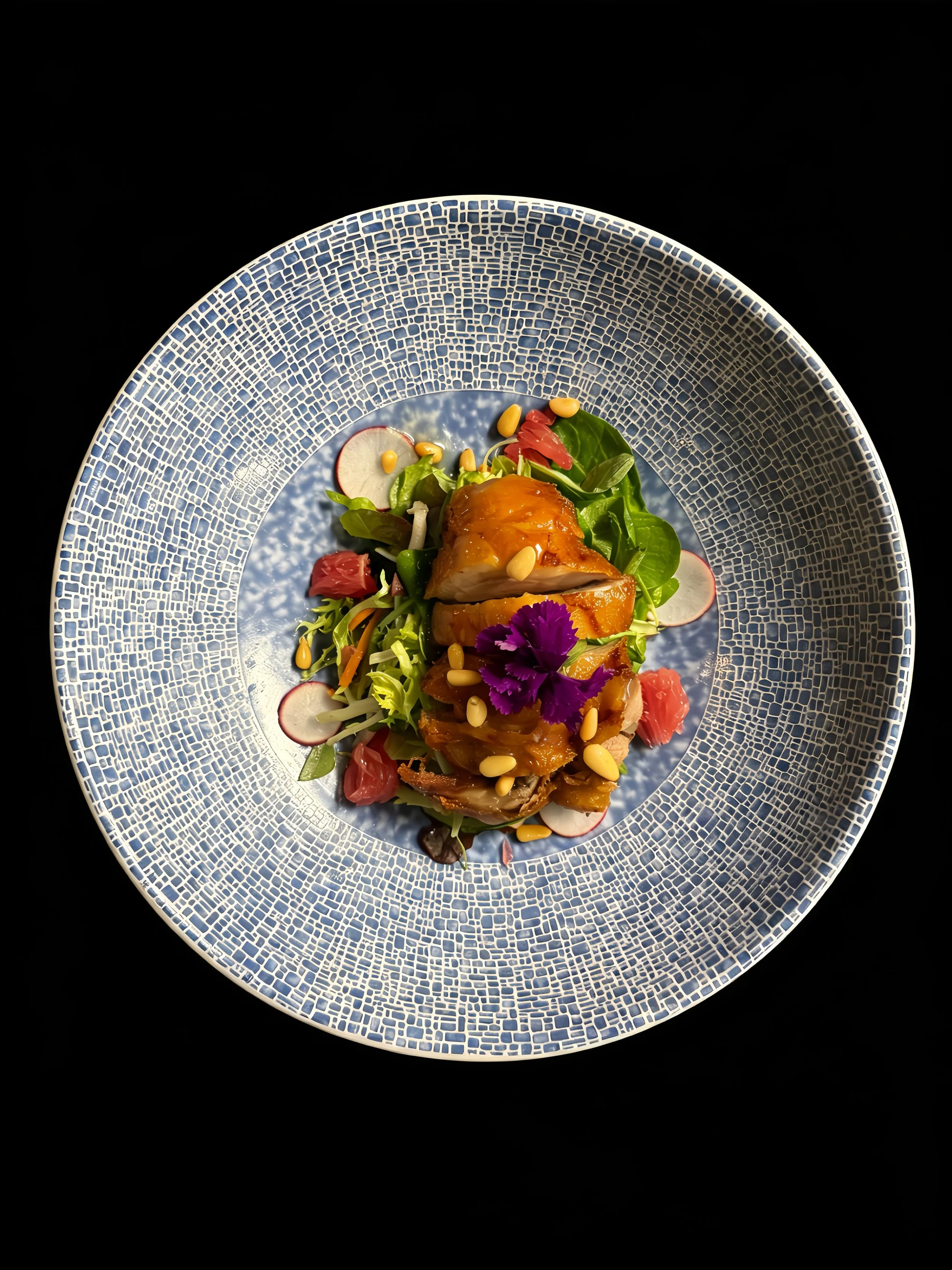 Salade de canard croustillant