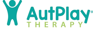 AutPlay Therapy logo with a stylized human figure and the text 'AutPlay Therapy'.