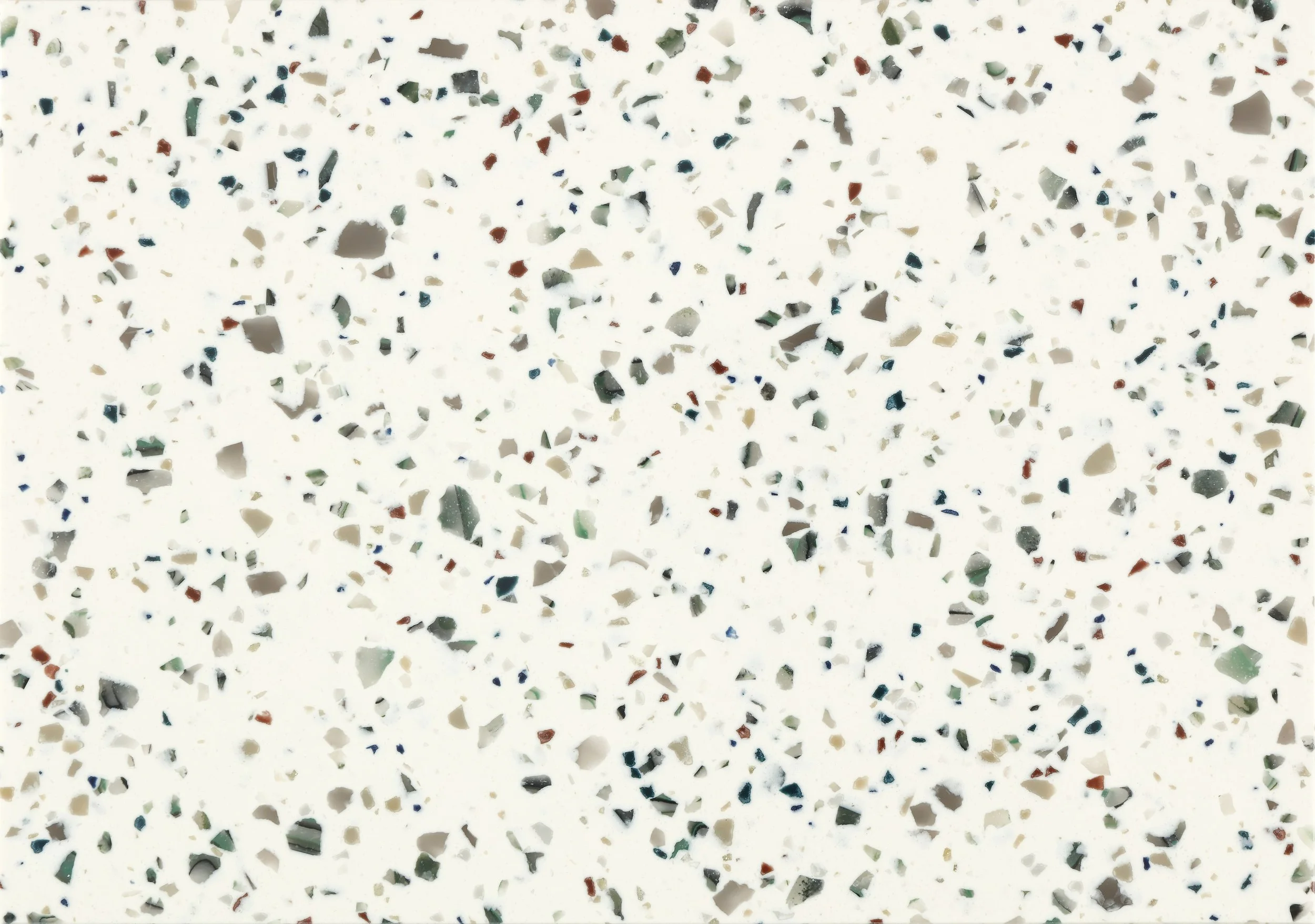  Q102 Terrazzo Ulivo   
 Min. 6% recycled content   
 2026 NEW COLOUR 
