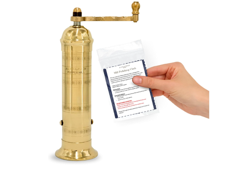 The Original Greek Pepper Mill 8 Inch Tall