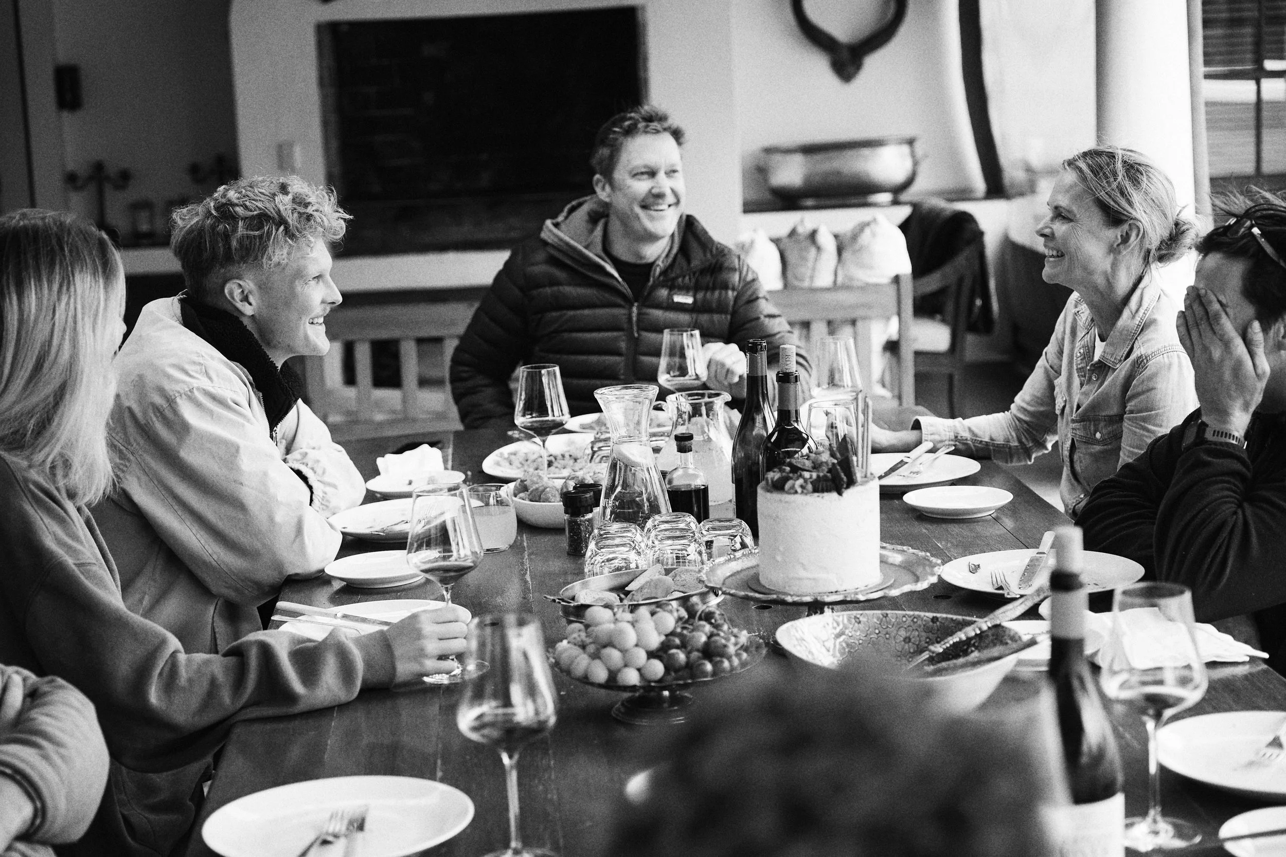 Harvest lunch at Restless River Vineyards. Hemel-en-Aarde Valley.  Wine Tasting.