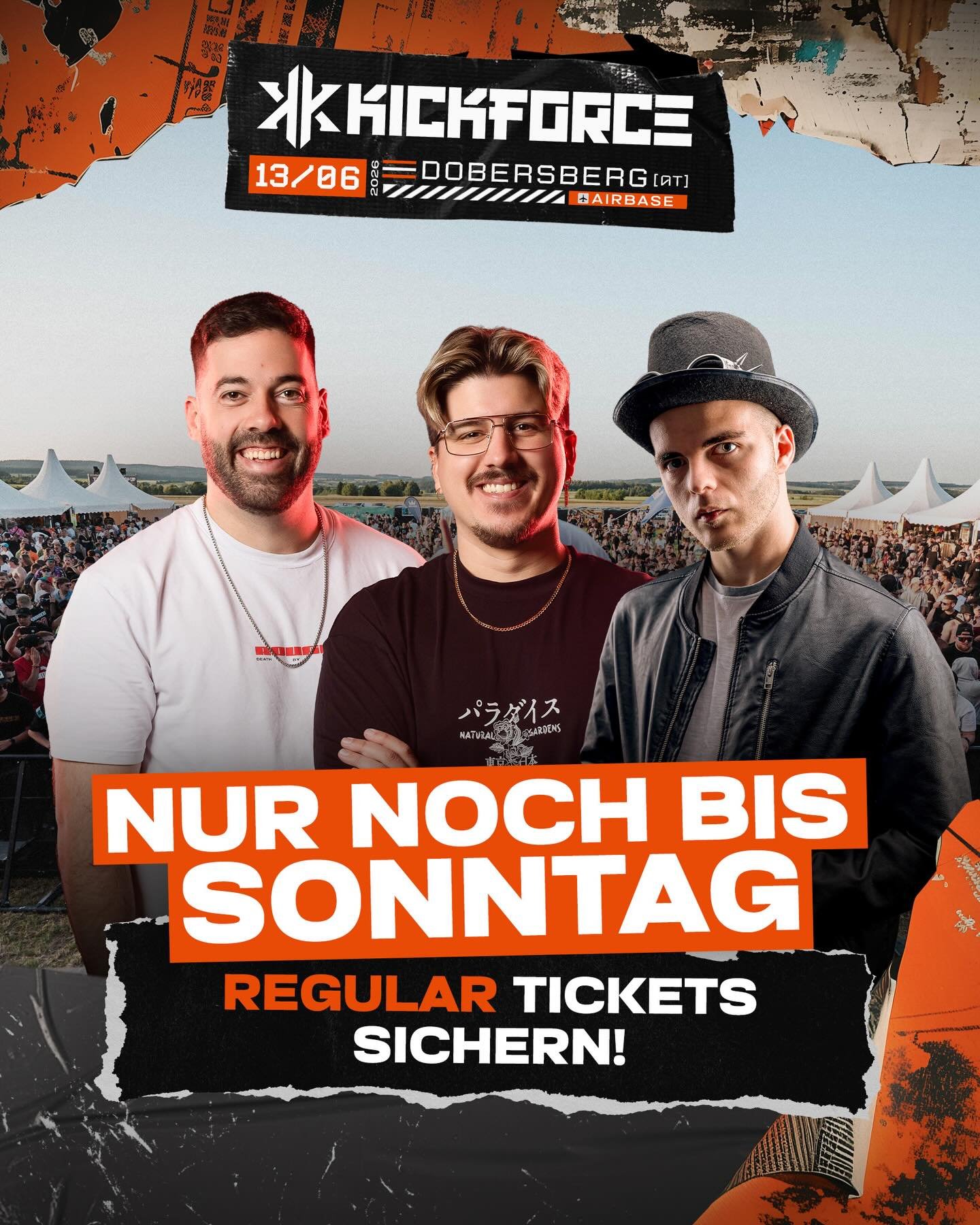 ❌ Best price?👀
Regular tickets until Sunday - lock in.☠️
.
.
#kickforce #kickforcefestival #hardstyle #airbase