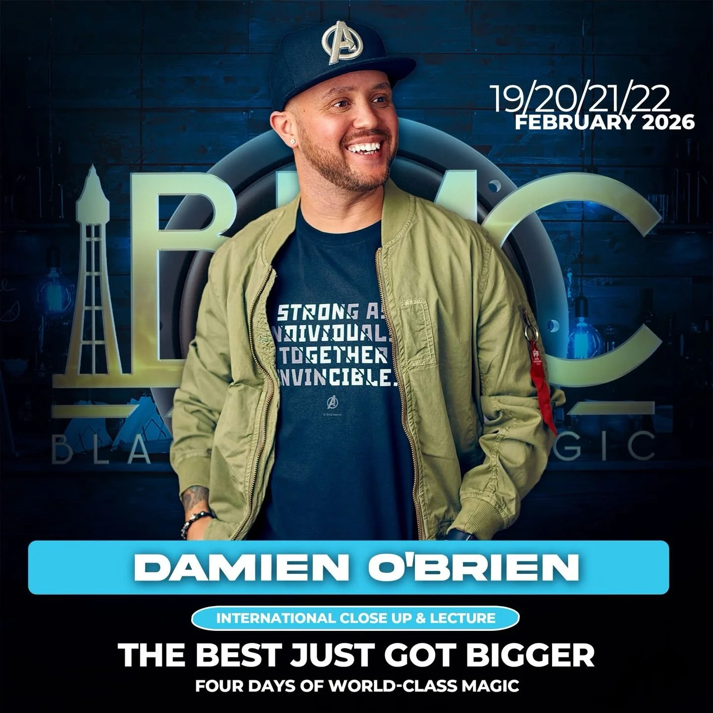The Best just got BIGGER!!! Happy to announce I&rsquo;ll be doing my first ever lecture at the world&rsquo;s biggest magic convention as well as performing in the international close up show. 

Roll on Blackpool 2026 🙌🏼

#magic #magician #2026