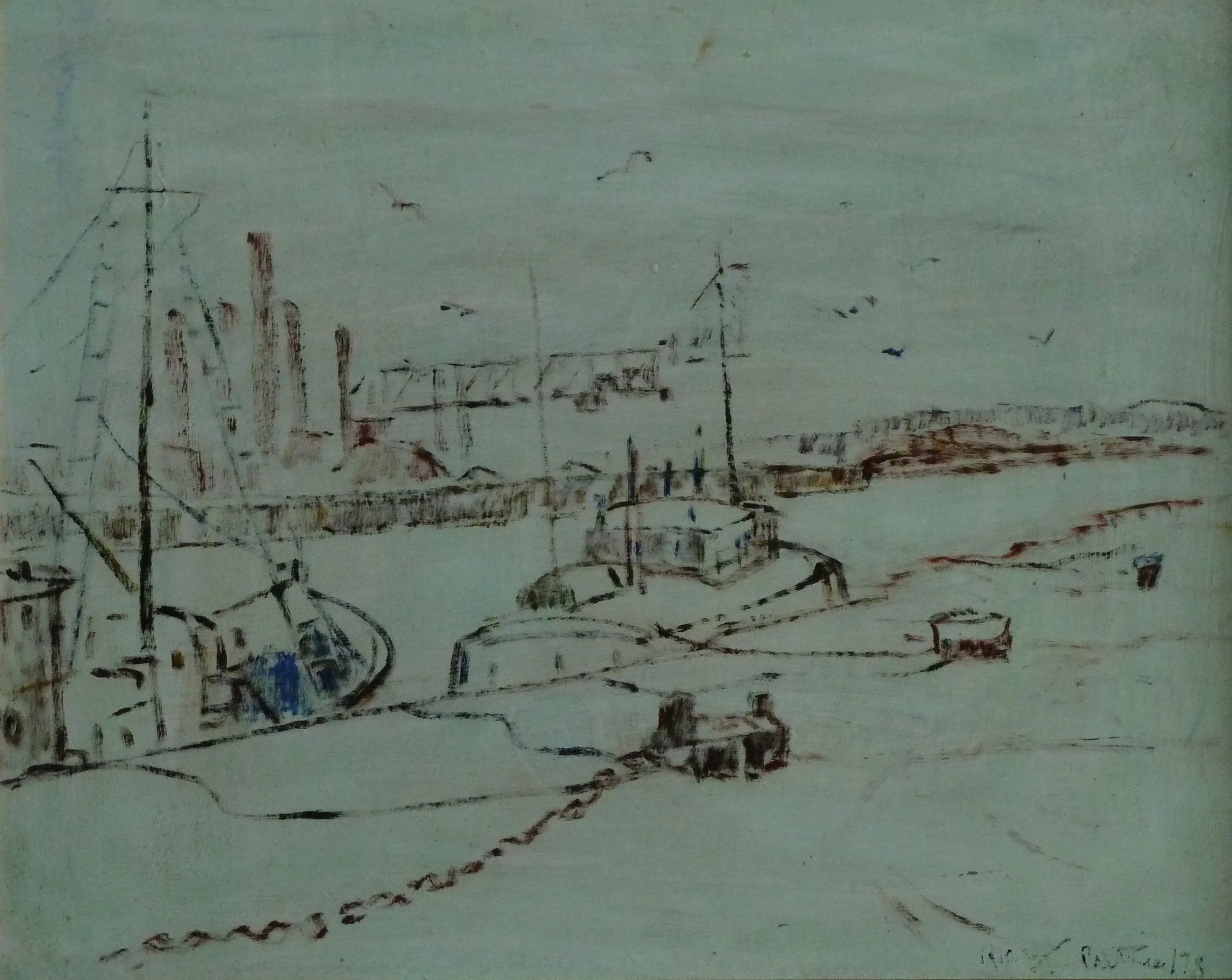 Ships At Port Colborne