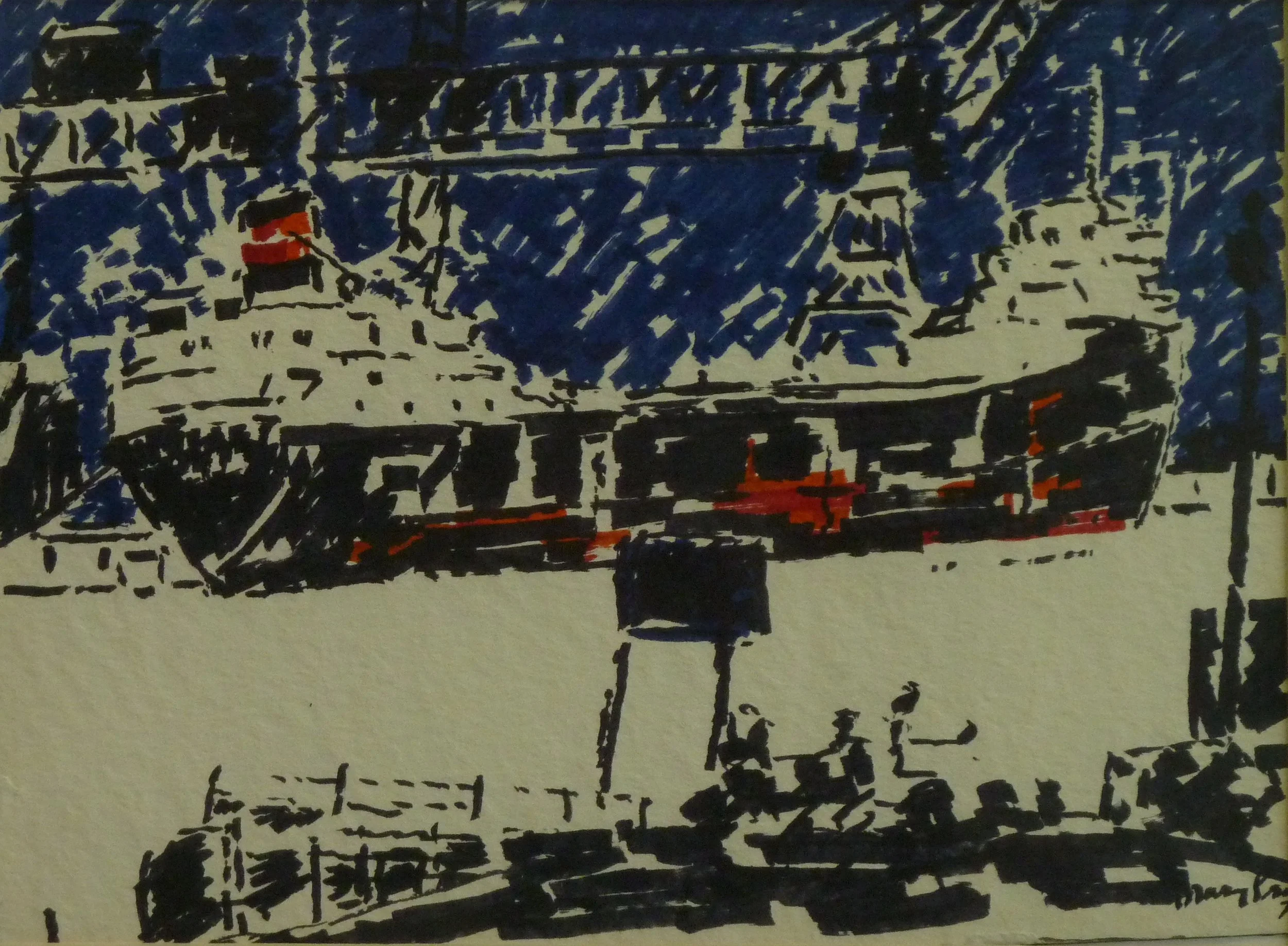 Canal Boat At The Furnace