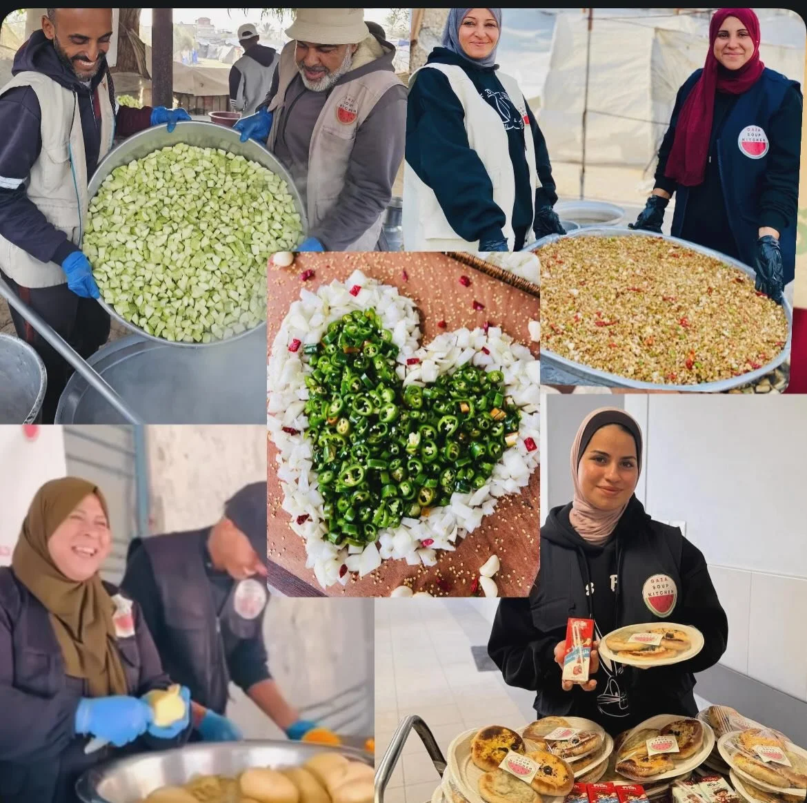 Christmas Cards in aid of the *Gaza Soup Kitchen* 
💖
At every moment they have fought hard to provide meals made with so, so much love. Bringing food, hope and dignity to their neighbours and communities. 
The GSK are one of the most incredible grou