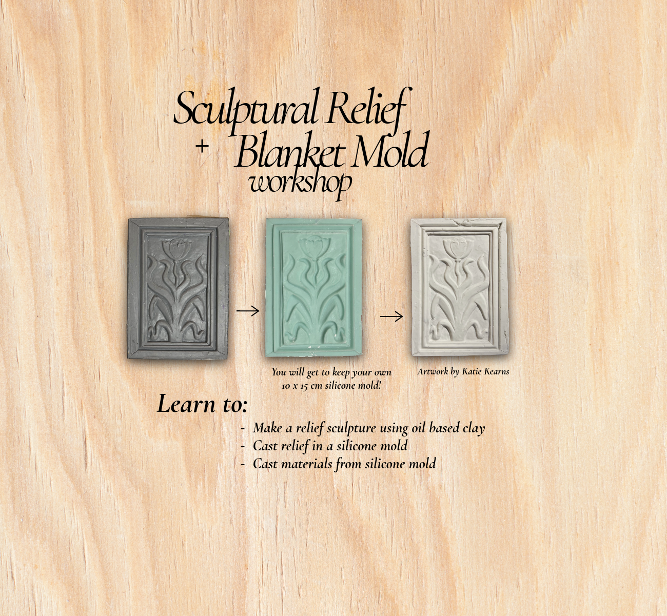 Sculptural Relief + Blanket Mold Workshop