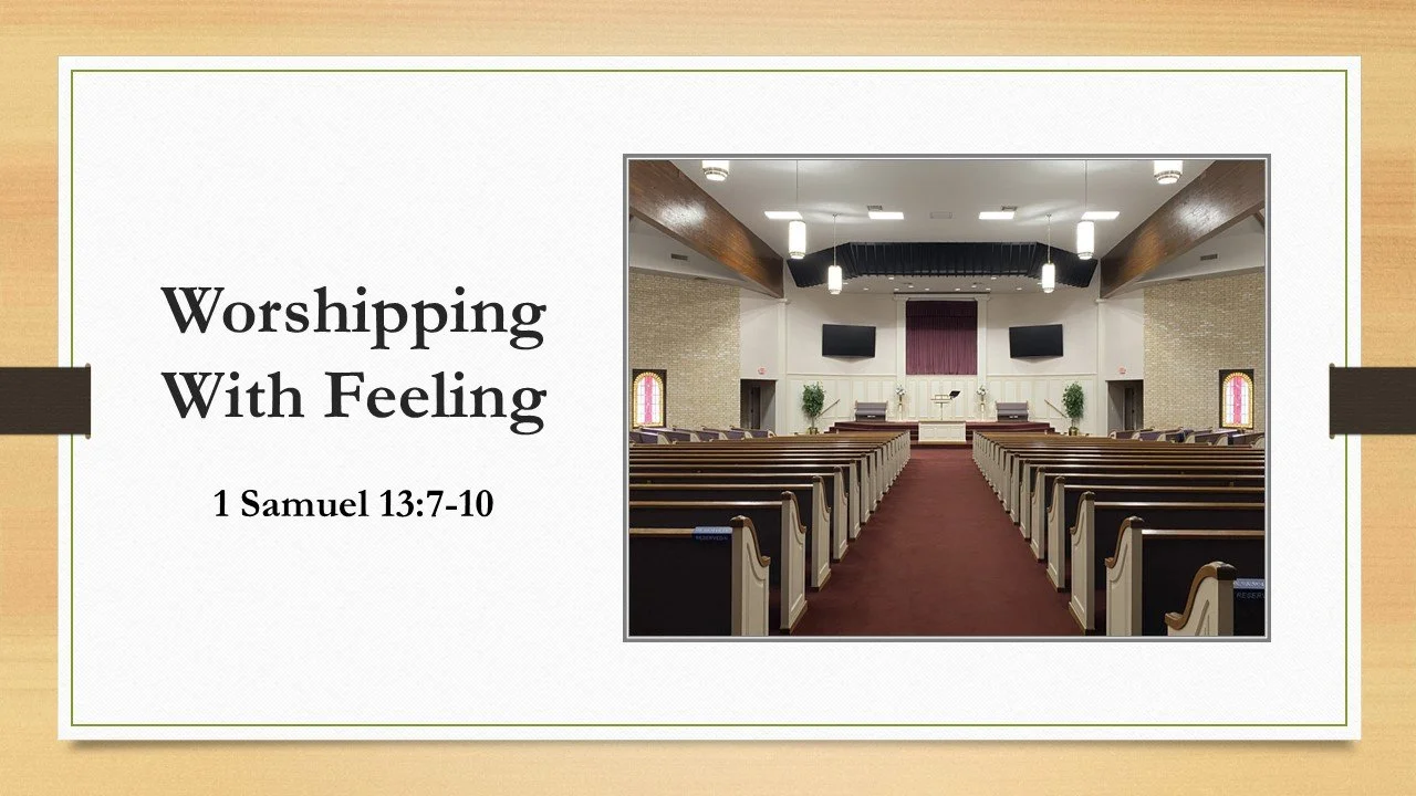 Worshipping With Feeling 