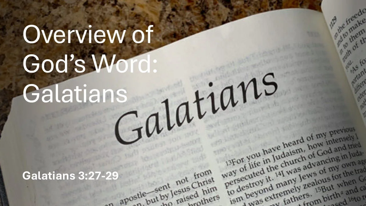 Overview of God’s Word: Galatians