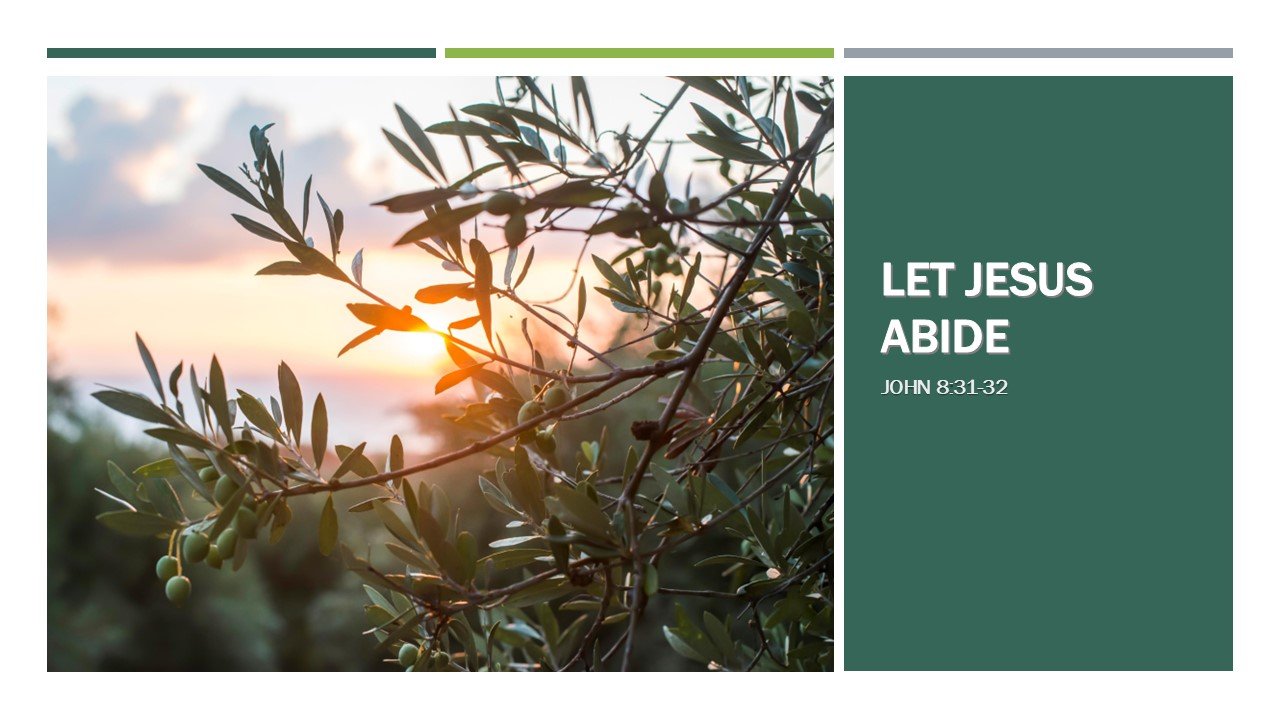 Let Jesus Abide