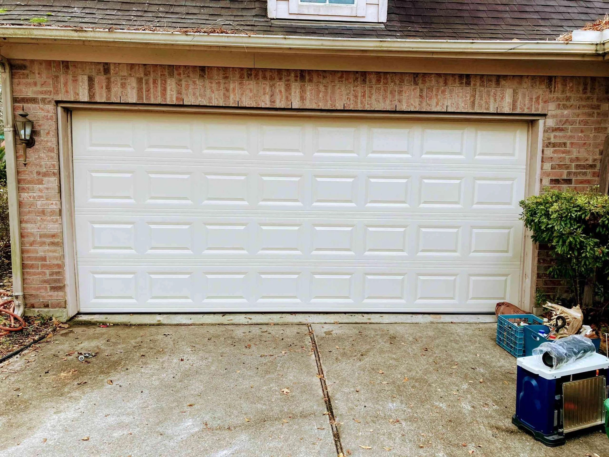White Garage Door