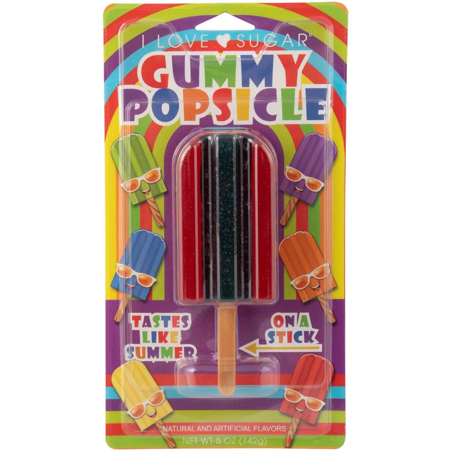 Gummy Pop on a Stick - Multiflavored