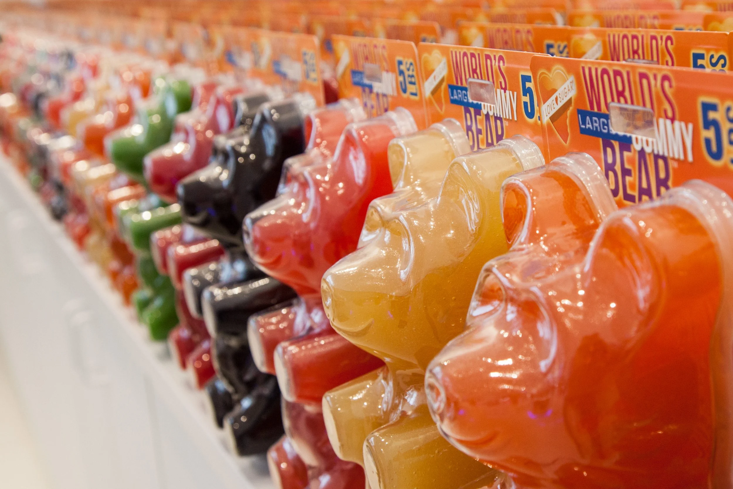 Our I LOVE SUGAR Giant Gummy Bears.