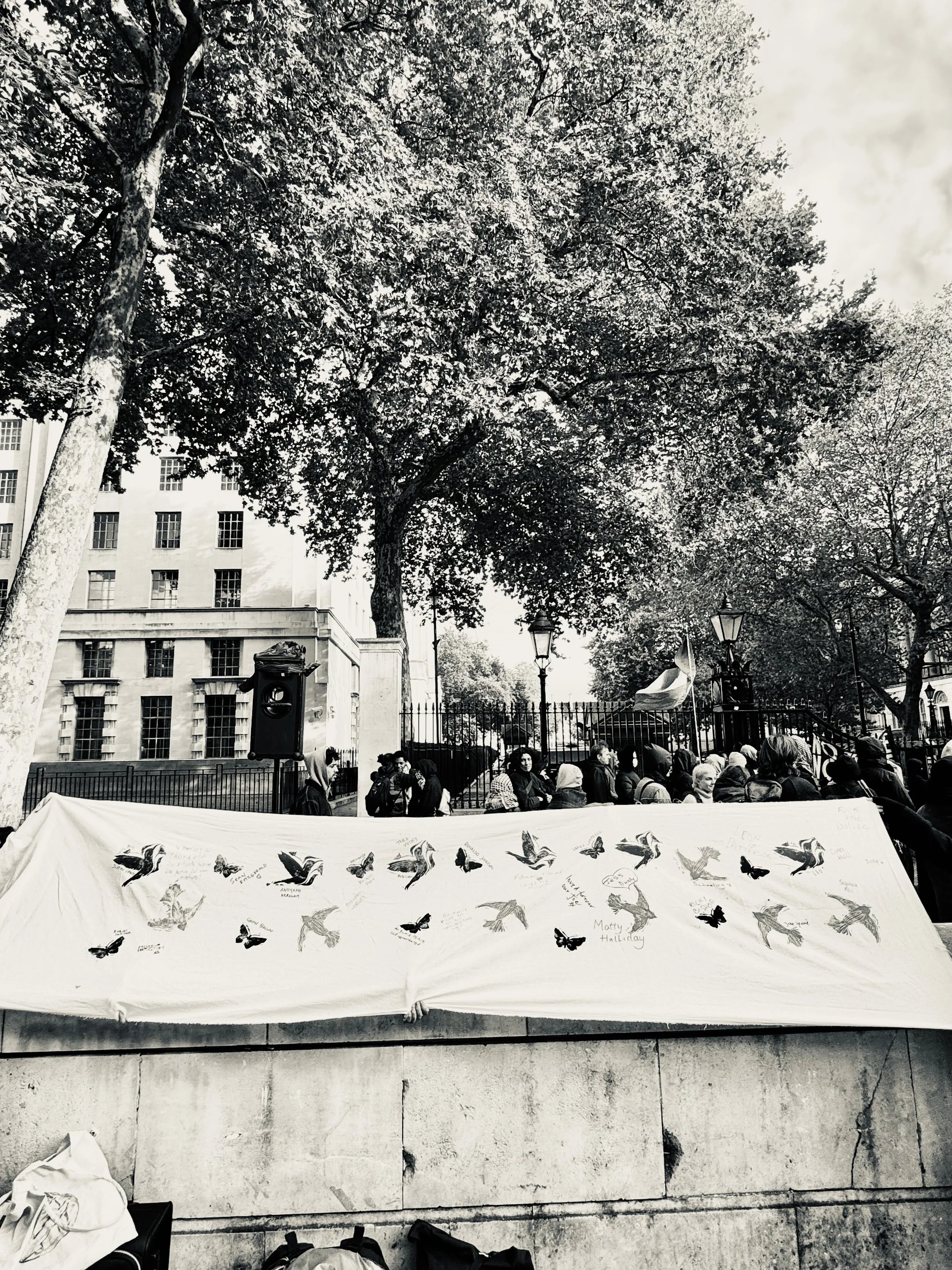 Memorial Banner at the UFFC 2025 March