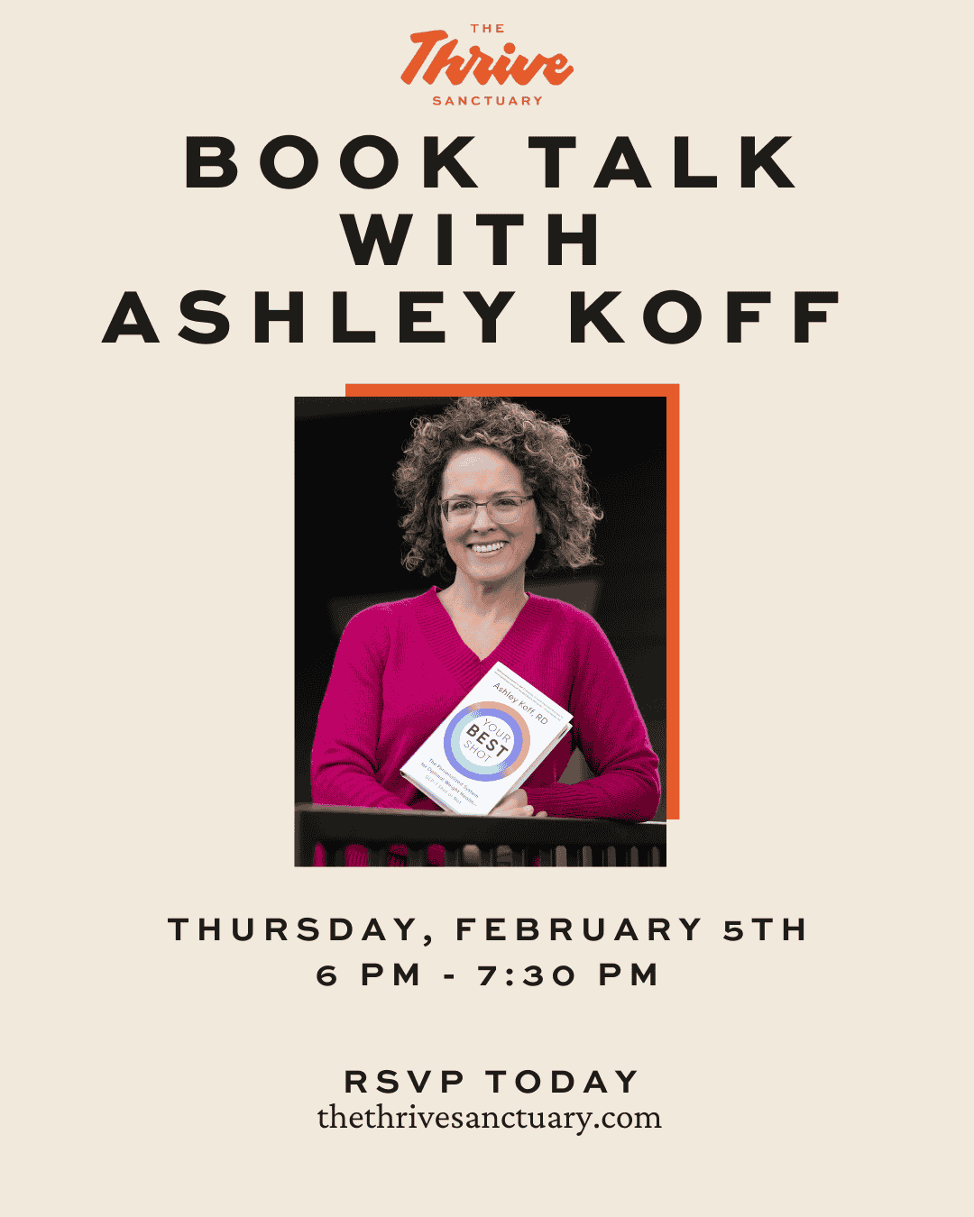 Book Talk and Convo with Ashley Koff,RD