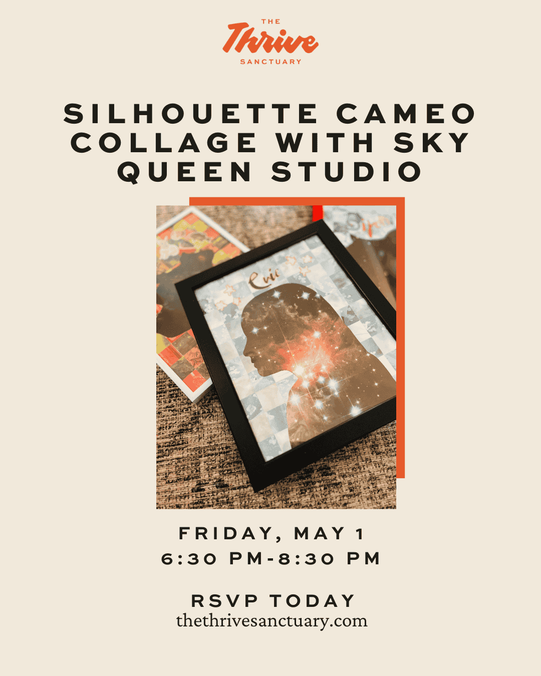 Silhouette Cameo Collage with Sky Queen Studio