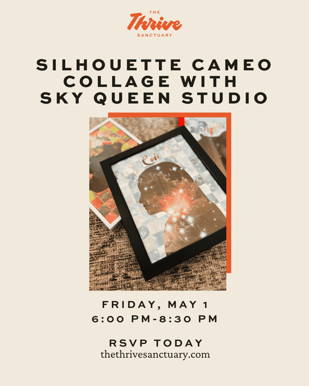 Silhouette Cameo Collage with Sky Queen Studio