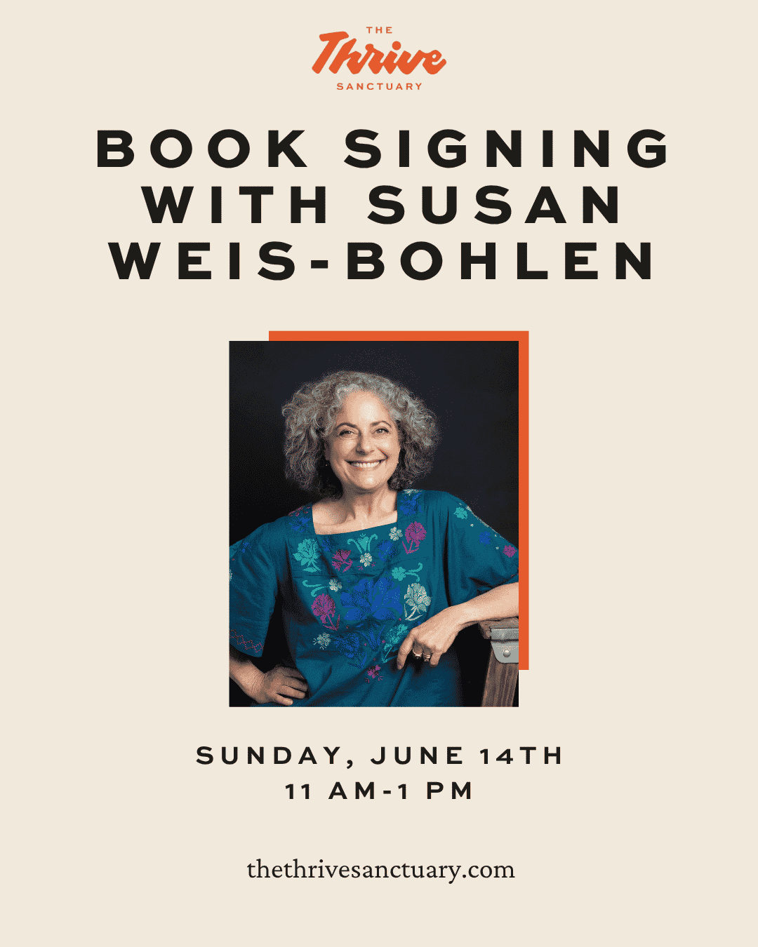 Book Signing with Susan Weis-Bohlen
