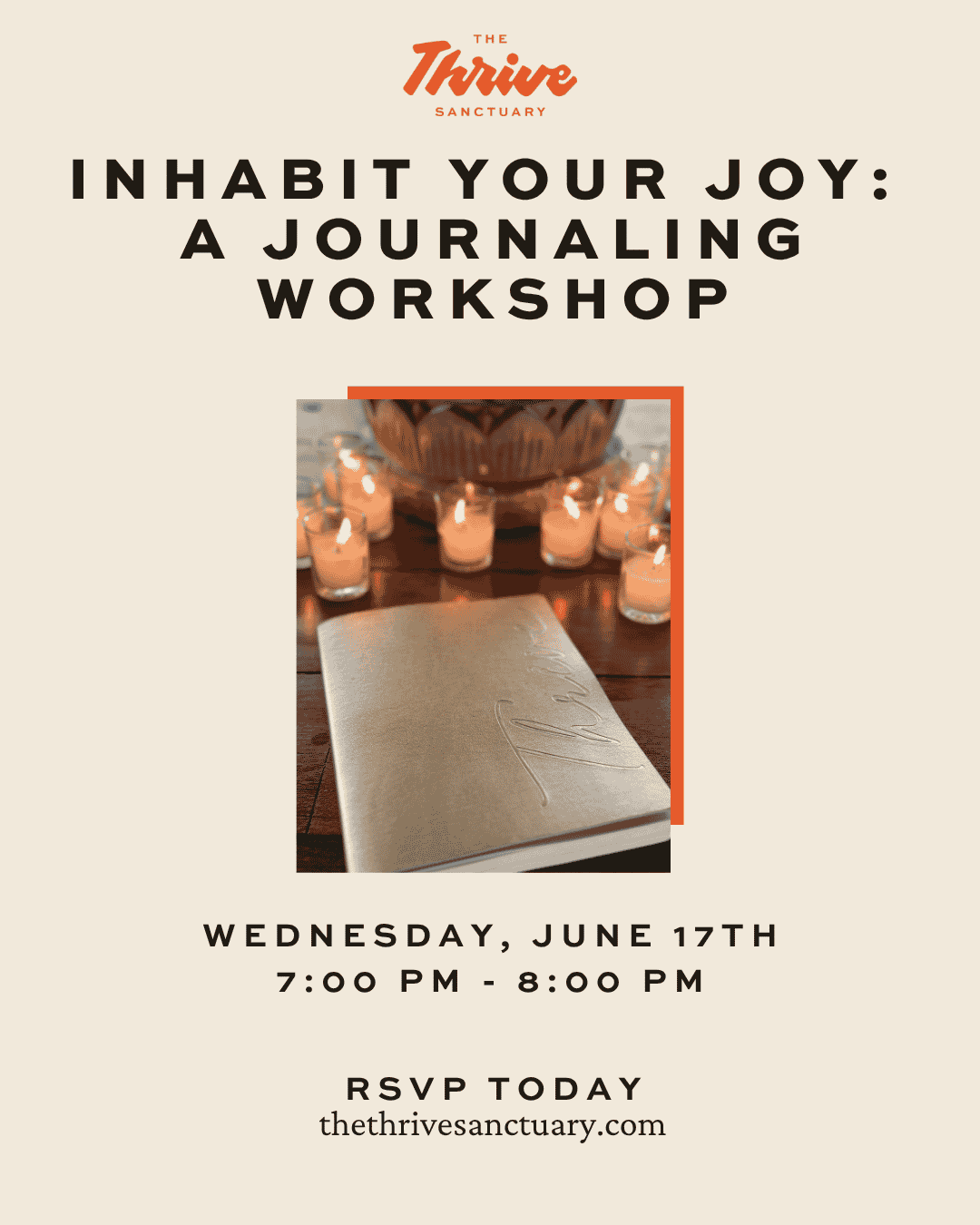 Inhabit Your Joy: A journaling workshop with Elena 