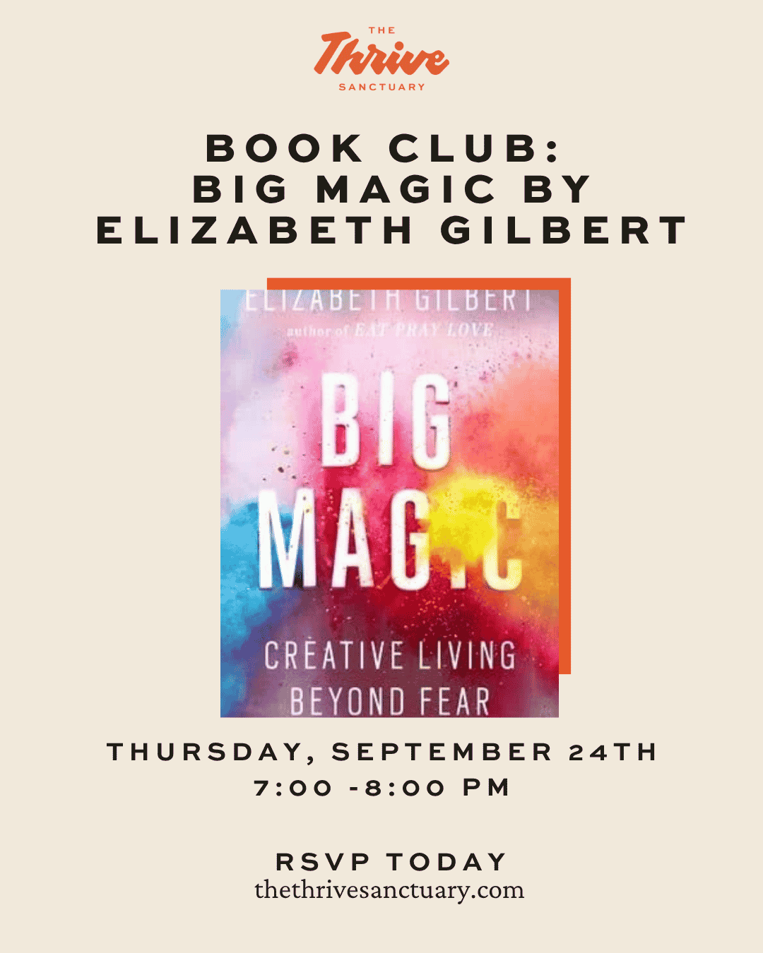 Book Club: Big Magic