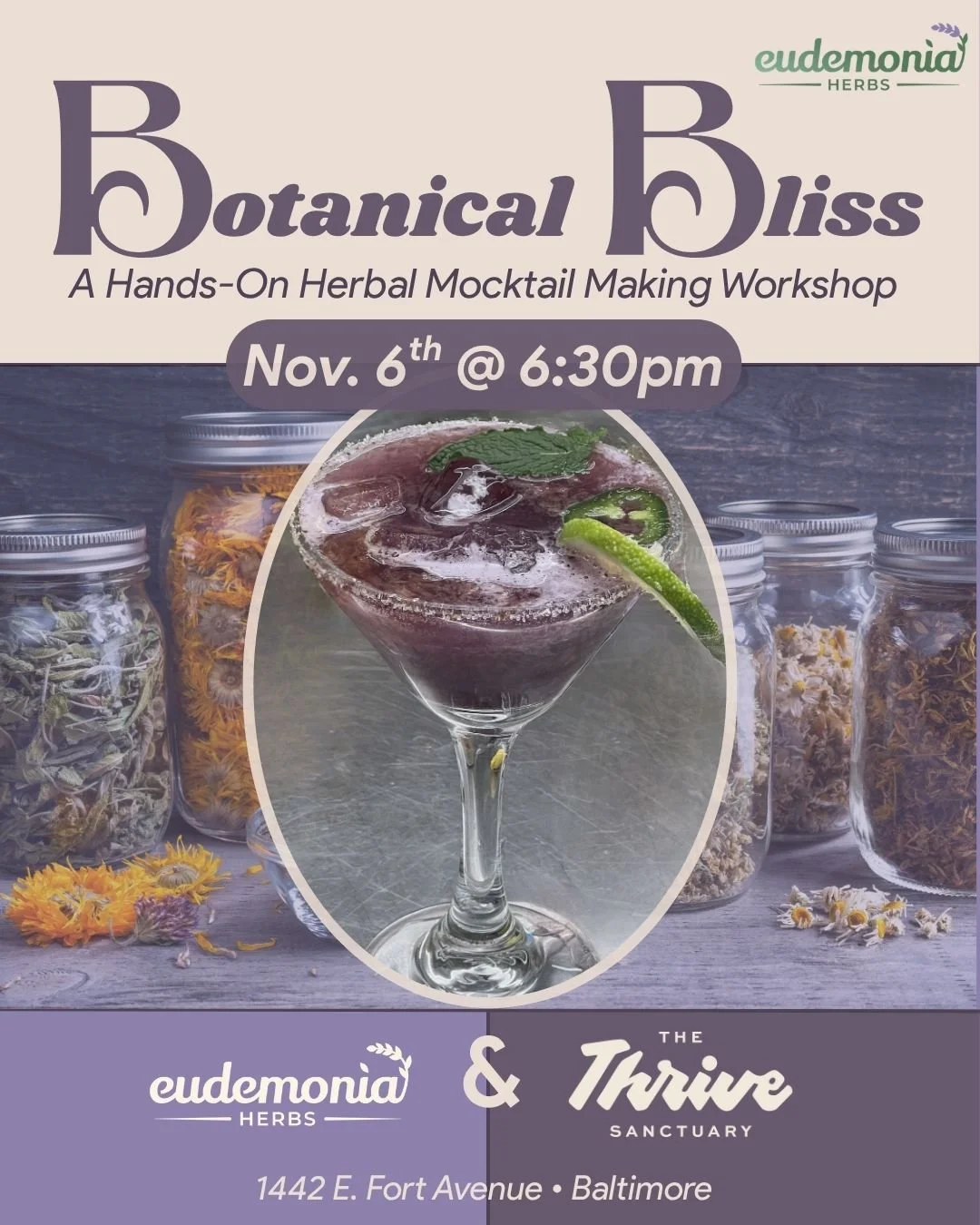 Botanical Bliss with Eudemonia Herbs