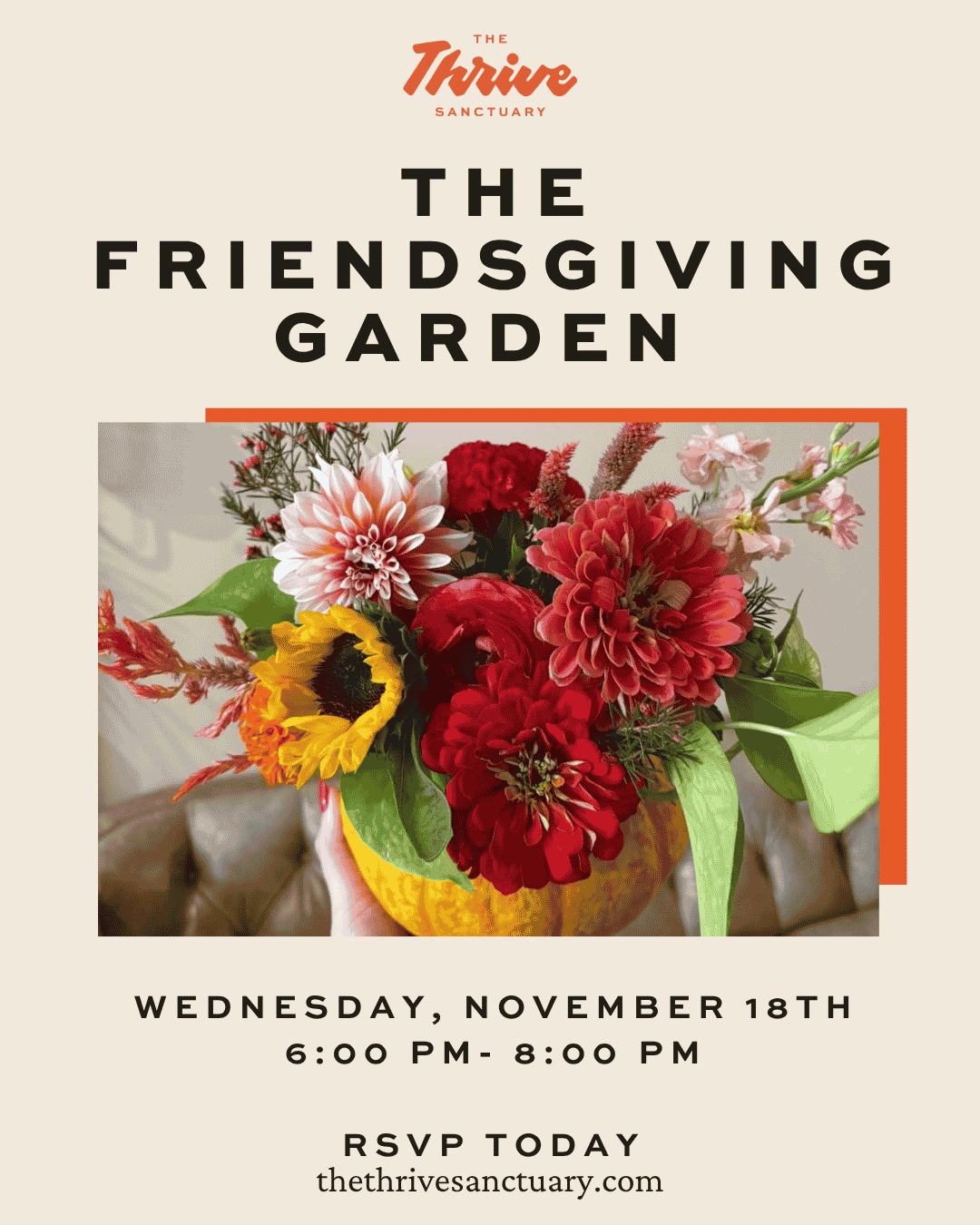 Friendsgiving Garden with Dandelions Flower Stand