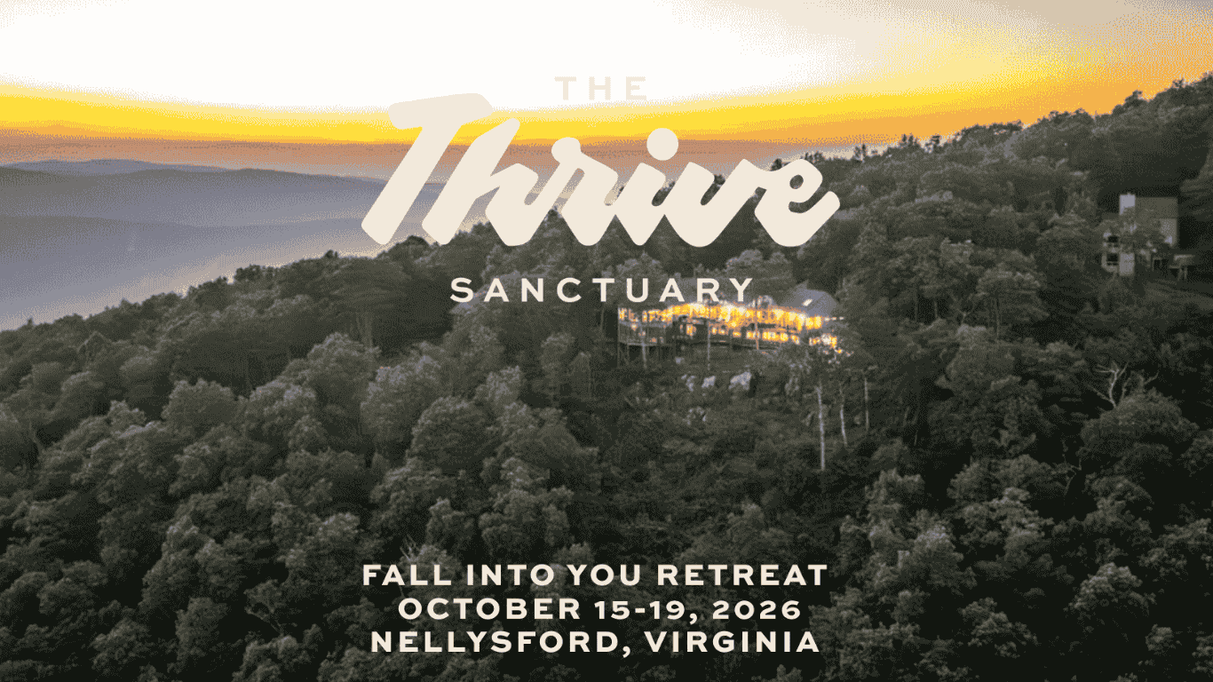 fall into you retreat in wintergreen virginia with the thrive sanctuary
