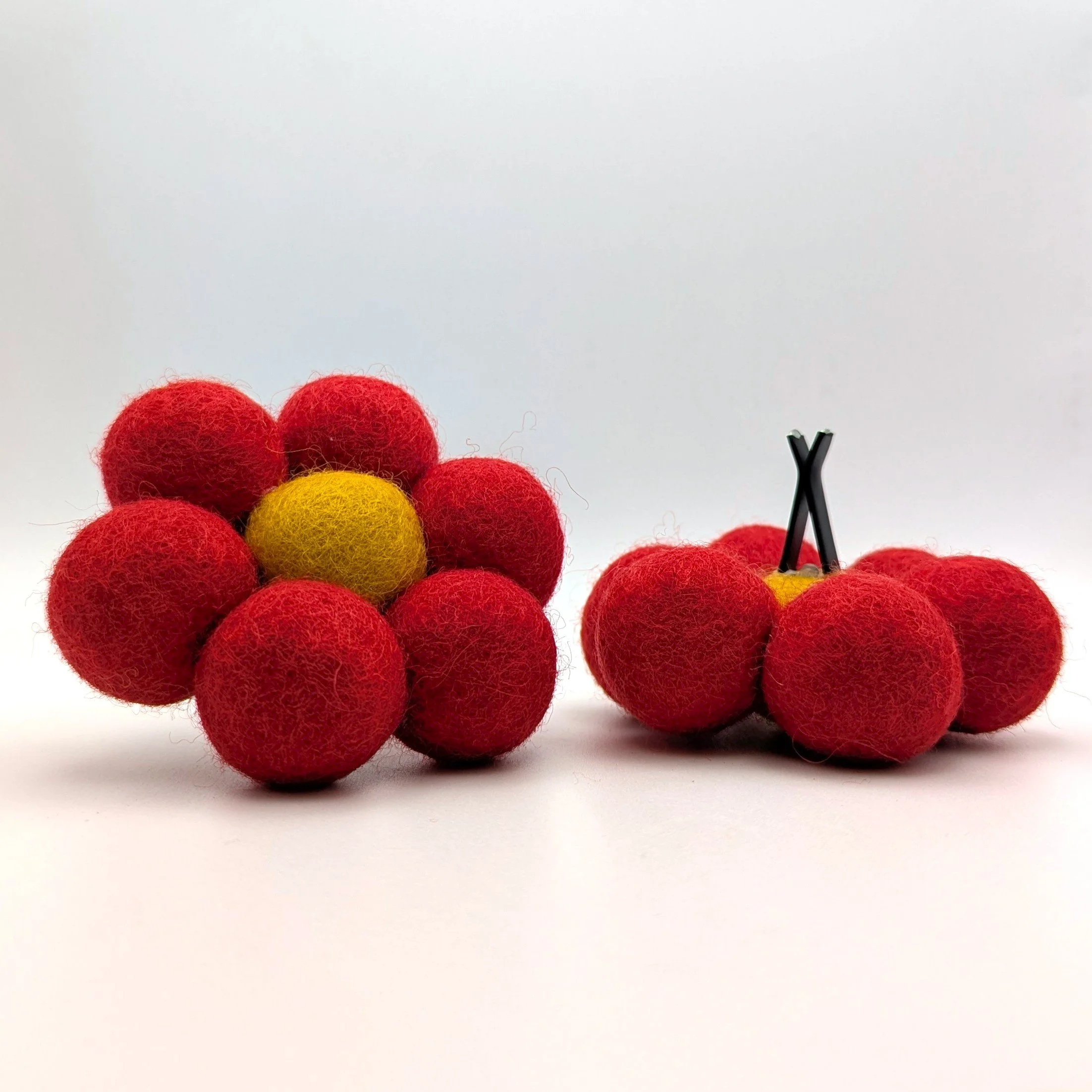 Felt Flower Vent Clip