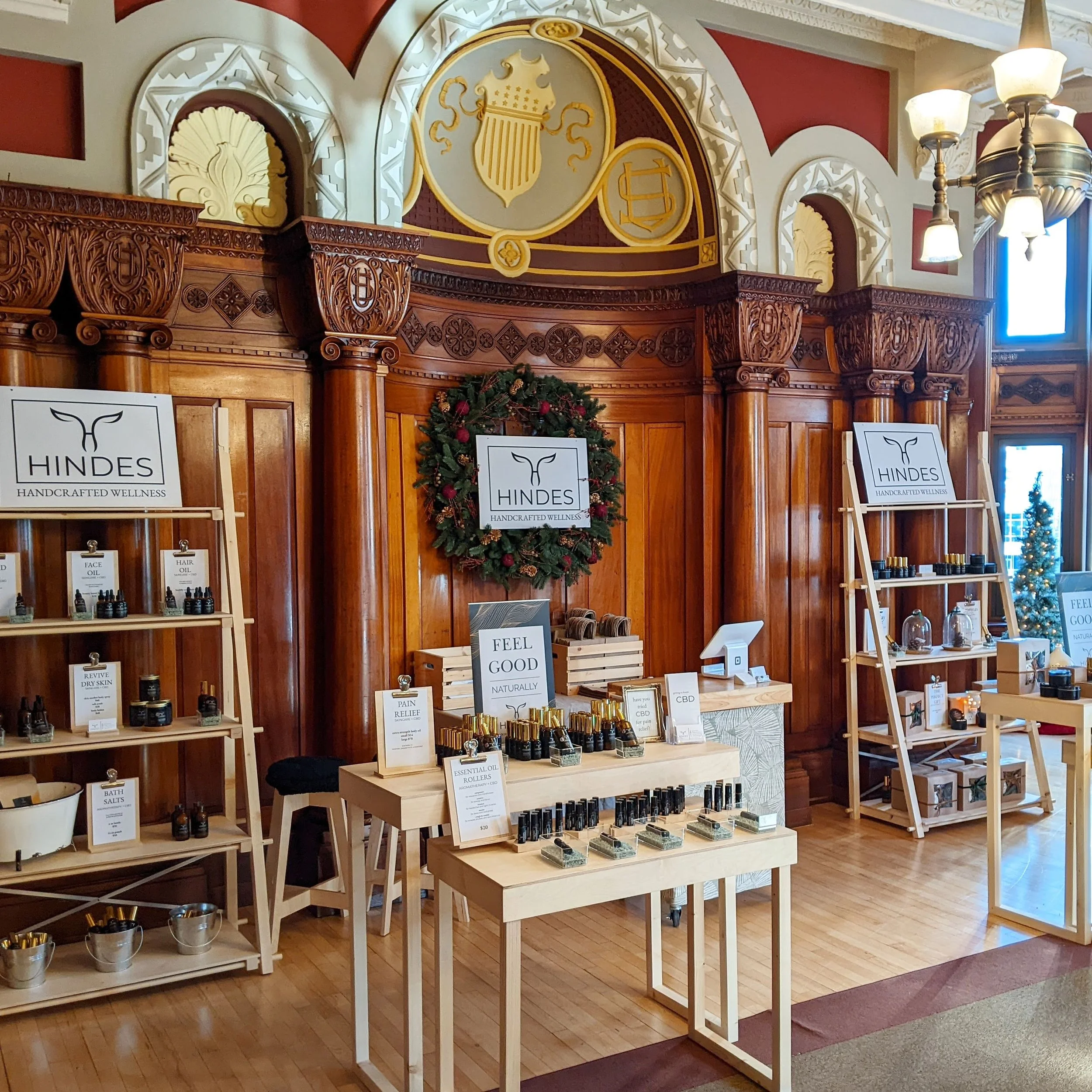 HINDES Christmas Market Display