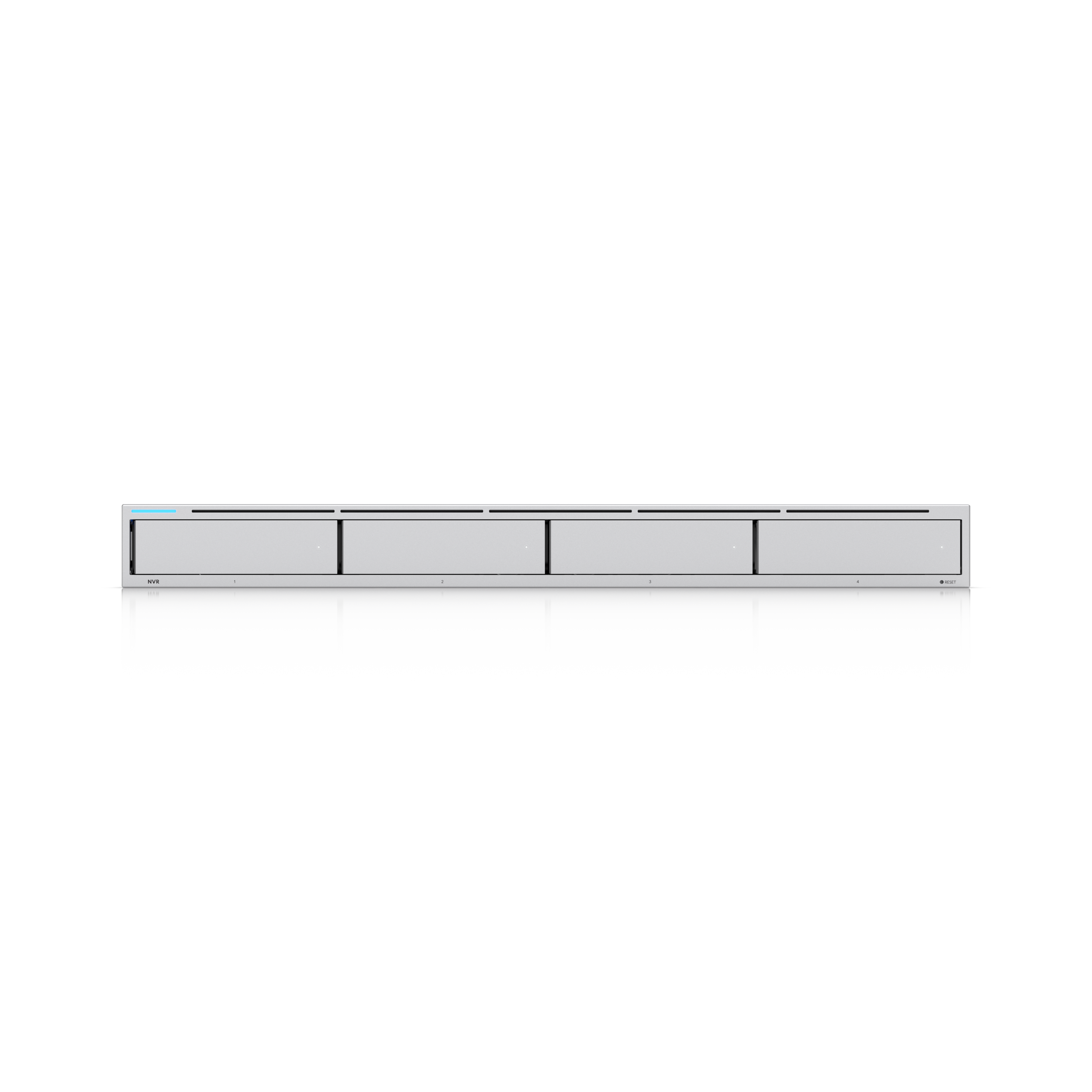 The Ubiquiti UNVR Protect 4-Bay NVR Network Video Recorder Enclosure is an enterprise network video recorder that integrates an NVR, the UniFi Protect software, and four (4) un-populated drive bays. The UNVR unifies enterprise-class data protection a