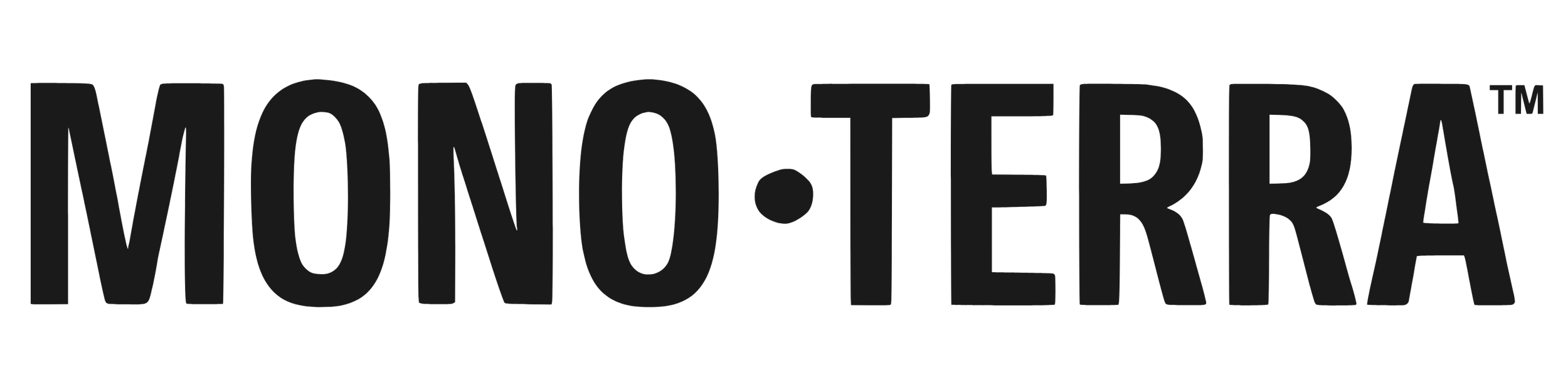 The words 'MONO-TERA' in bold black letters on a white background.