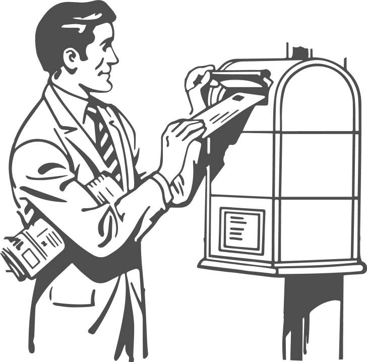 A man dressed professionally inspecting a display case.