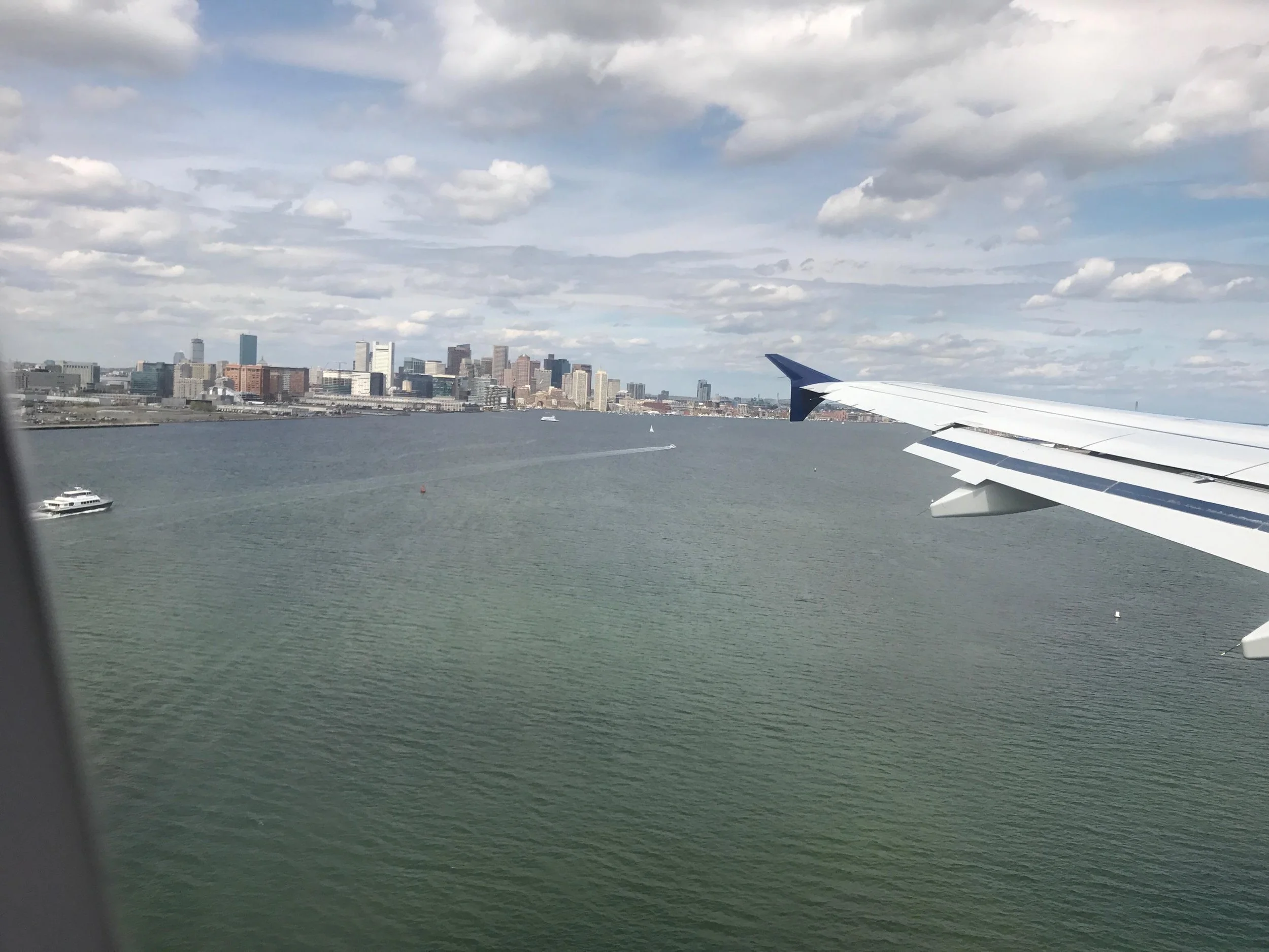 Landed in Boston