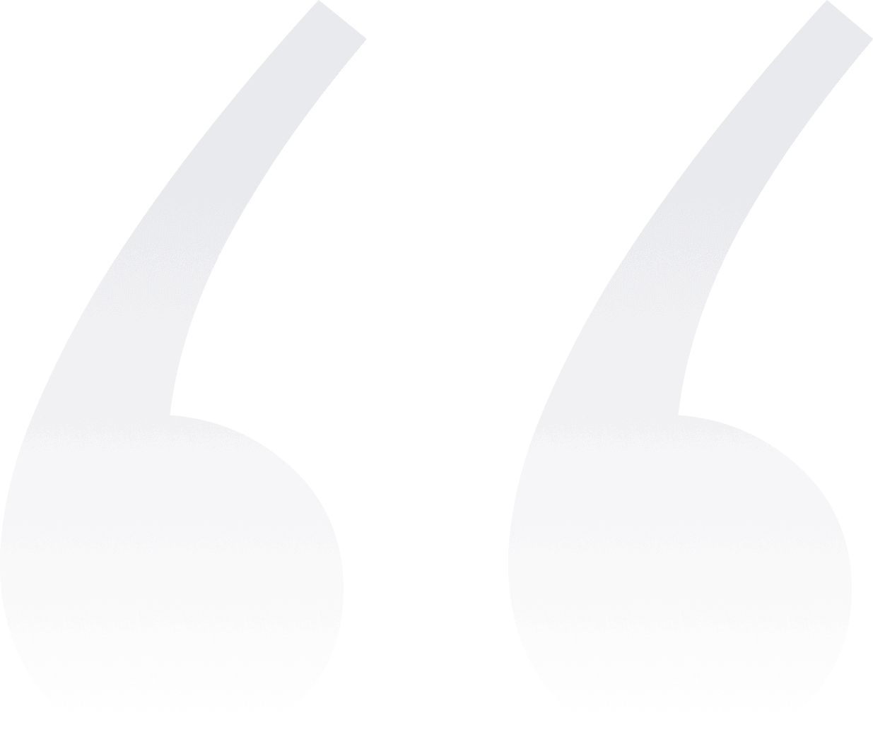 Large dark blue quotation mark symbol on a black background.