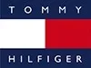 Tommy Hilfiger logo with navy blue, red, and white colors.