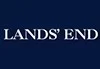 Lands' End logo on a blue background