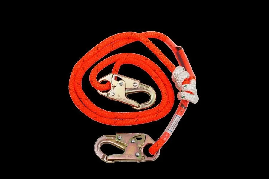 ALL GEAR ORANGE DOUBLE BRAID ADJUSTABLE LANYARD 1/2X4-8' ! USE AGI-AGDBC12AL4-8
