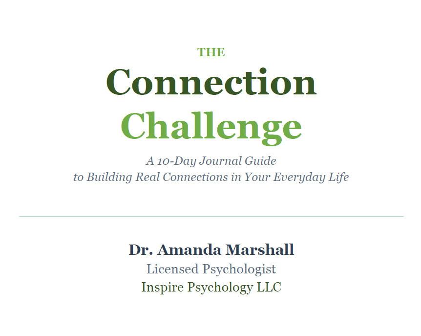 10 Day Connection Challenge Journal