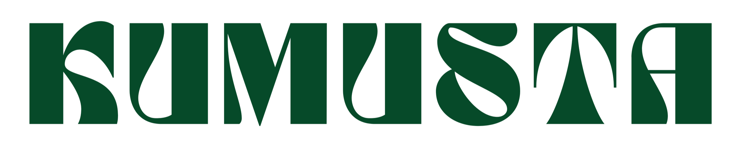 De tekst 'FARMERS' in grote, groene, gestileerde letters, gekeerd.