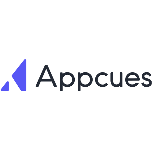 Appcues logo with a stylized purple icon and the company name in black text