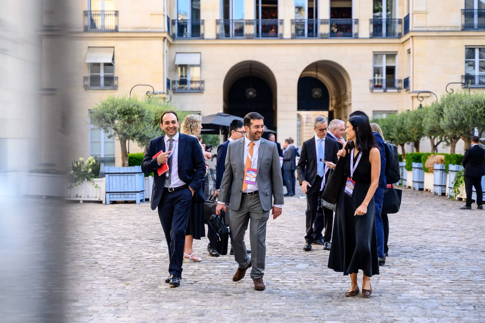 Conference attendees during the Paris MUFG conference