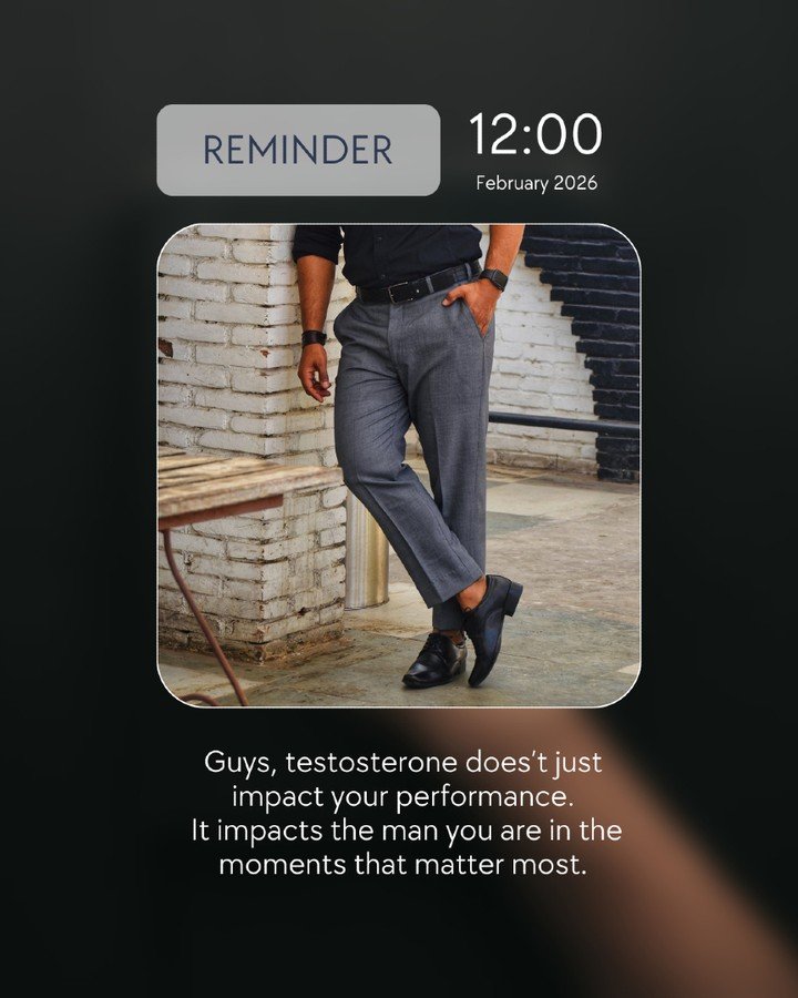 Most men hear &ldquo;testosterone&rdquo; and think strength, libido, performance. ⚡

But the real impact often shows up in more subtle ways: your certainty, your steadiness, your ability to respond instead of react.

When testosterone downshifts, it 