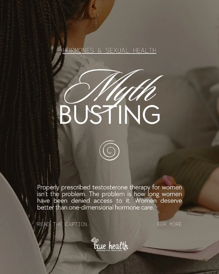 For years, women have been told that hormone therapy -especially testosterone therapy- is unnecessary or unsafe.
Not because the evidence says so, but because women&rsquo;s health has historically been treated through simplified, risk-averse guidelin